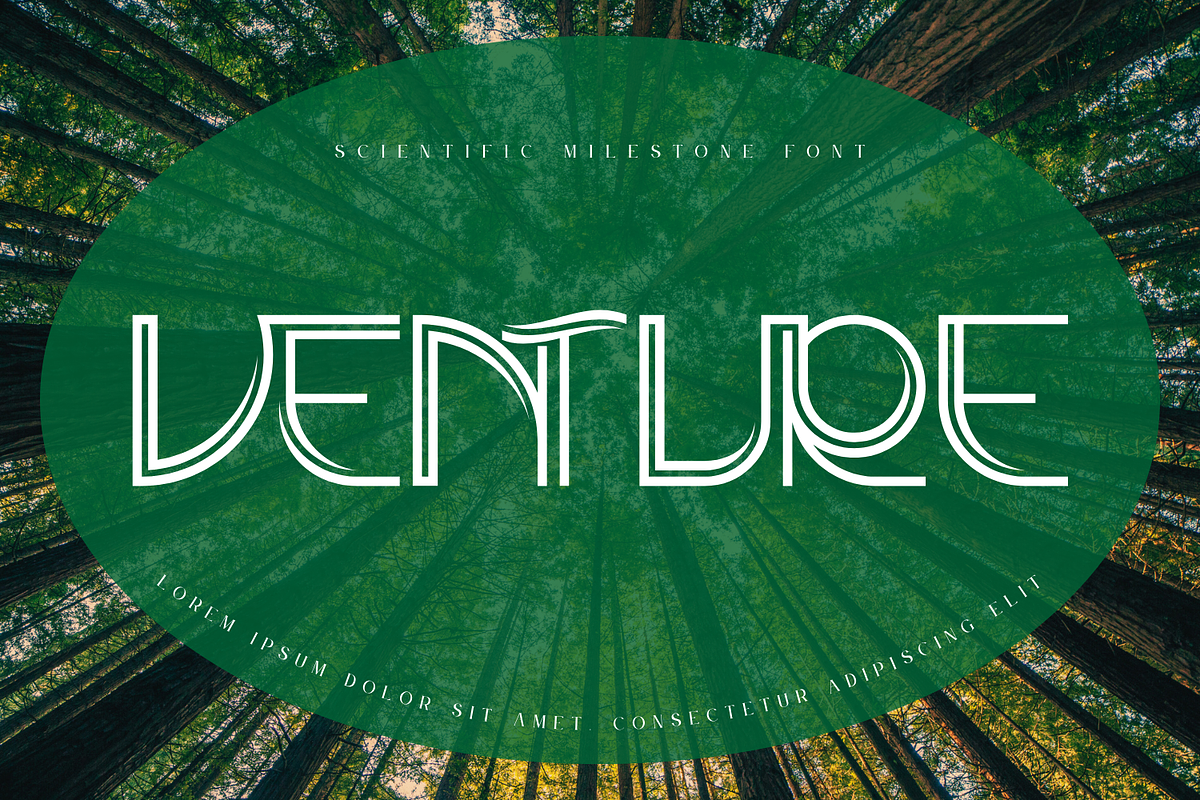 SCIENTIFIC MILESTONE - ART DECO FONT, a Sans Serif Font by 177Studio (Photo 5 of 8)