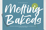 Melting Bakeds Modern Handwritten, a Script Font by stylishtype.co (Thumbnail 1 of 20)