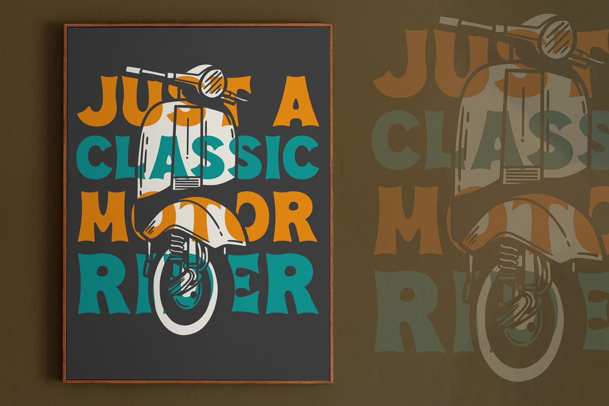 Vespalogy - Authentic Display Font, a Font by Almarkhatype (Photo 8 of 10)