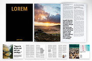 Minimalist Black & Gold Magazine, a Magazine Template by McLittle Stock (Thumbnail 1 of 5)
