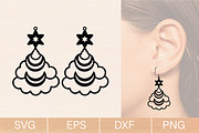 Moon & Stars Earring Svg Bundle, an Object Graphic by jannatulpakhi (Thumbnail 3 of 6)