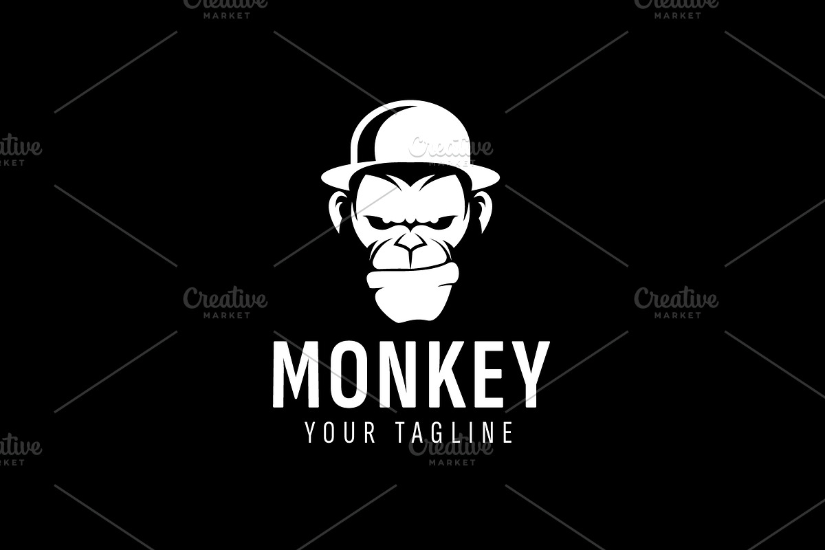 monkey logo vector icon illustration, a Branding & Logo Template by Dyn Studio