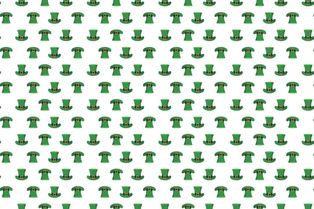 Lucky Shamrock Symbol Illustration, a Background Graphic by RAHMAT (Photo 4 of 5)