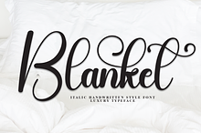 Blanket | Script Font