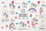 Cute Unicorns, an Illustration by BerryCaty (Thumbnail 1 of 15)