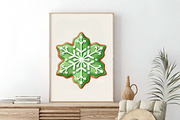 Gingerbread Cookies Clipart PNG, an Illustration by SinaCreation (Thumbnail 4 of 7)