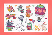 Woodland Love, Animal Illustrations, an Animal Illustration by PetiteMarket (Thumbnail 2 of 2)