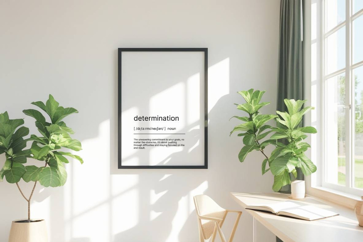 Motivational Definition Poster, a Decorative Illustration by YG STUDIO (Photo 2 of 9)
