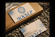 Business Card Mockup On Wood Mockup, an Advertising Mockup by MD.HAMZA.DESIGNS (Thumbnail 3 of 4)