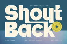 Shout Back Bold Display Sans