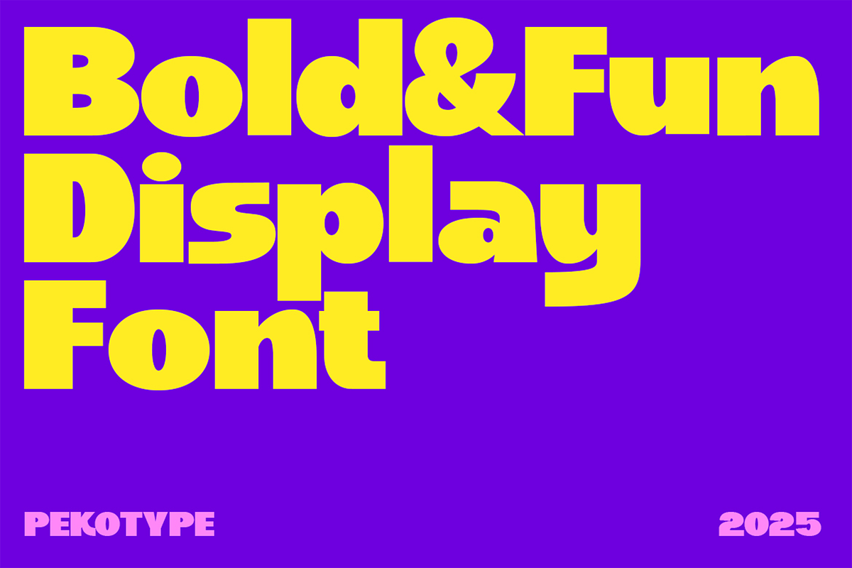 Kaella - Bold Display Font, a Sans Serif Font by Pekotype (Photo 2 of 16)