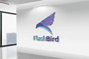 Eagle Flash Bird Animal Flaying Logo, a Branding & Logo Template by jongcreative (Thumbnail 2 of 4)