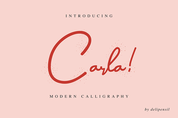 Carla Regular Font preview 7
