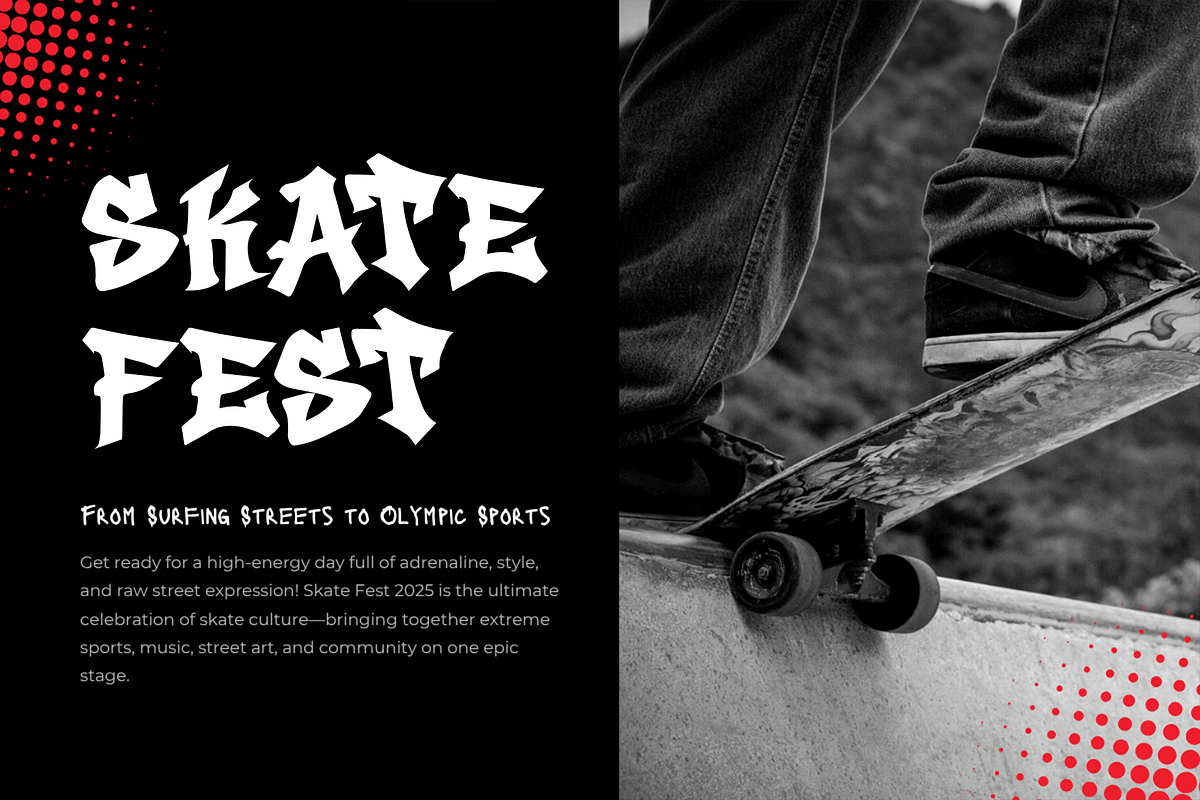Urban Hustle–A Modern Graffiti Font, a Serif Font by overlaytemplates (Photo 3 of 5)