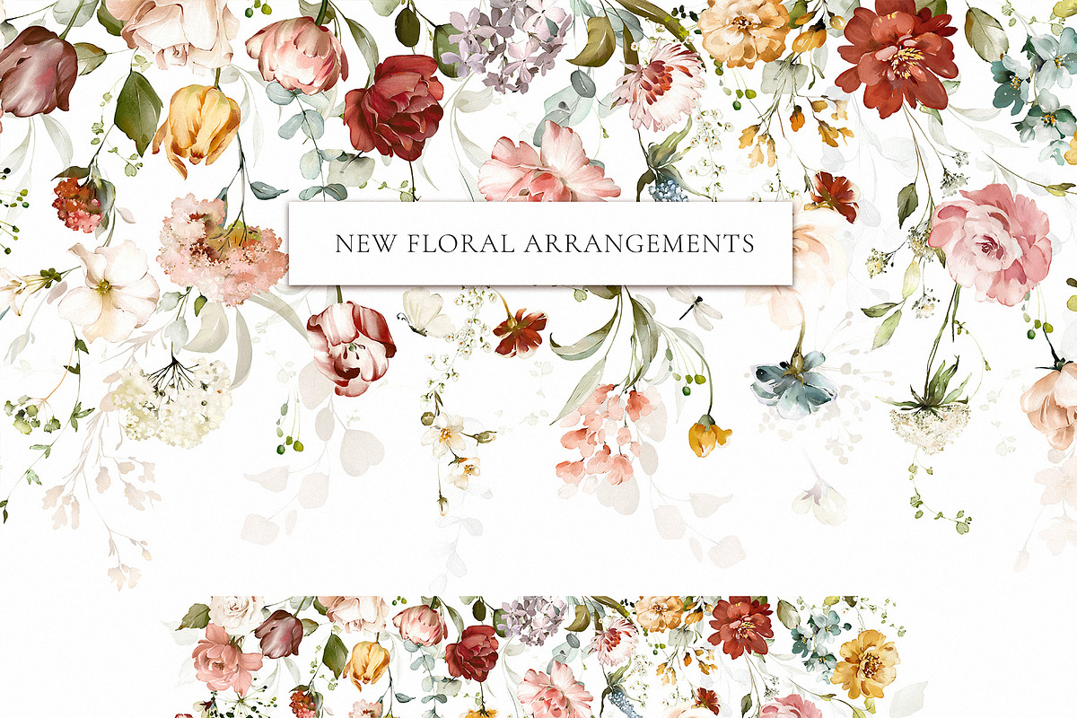 Watercolor Garden Flowers, a Decorative Illustration by Lisima (Photo 17 of 25)