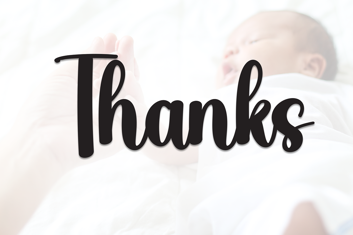 Babytime | Script Font, a Handwritten Font by Scratchones (Photo 9 of 9)