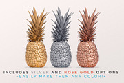 Gold Leaves, an Object Graphic by Fox & Bear (Thumbnail 2 of 5)