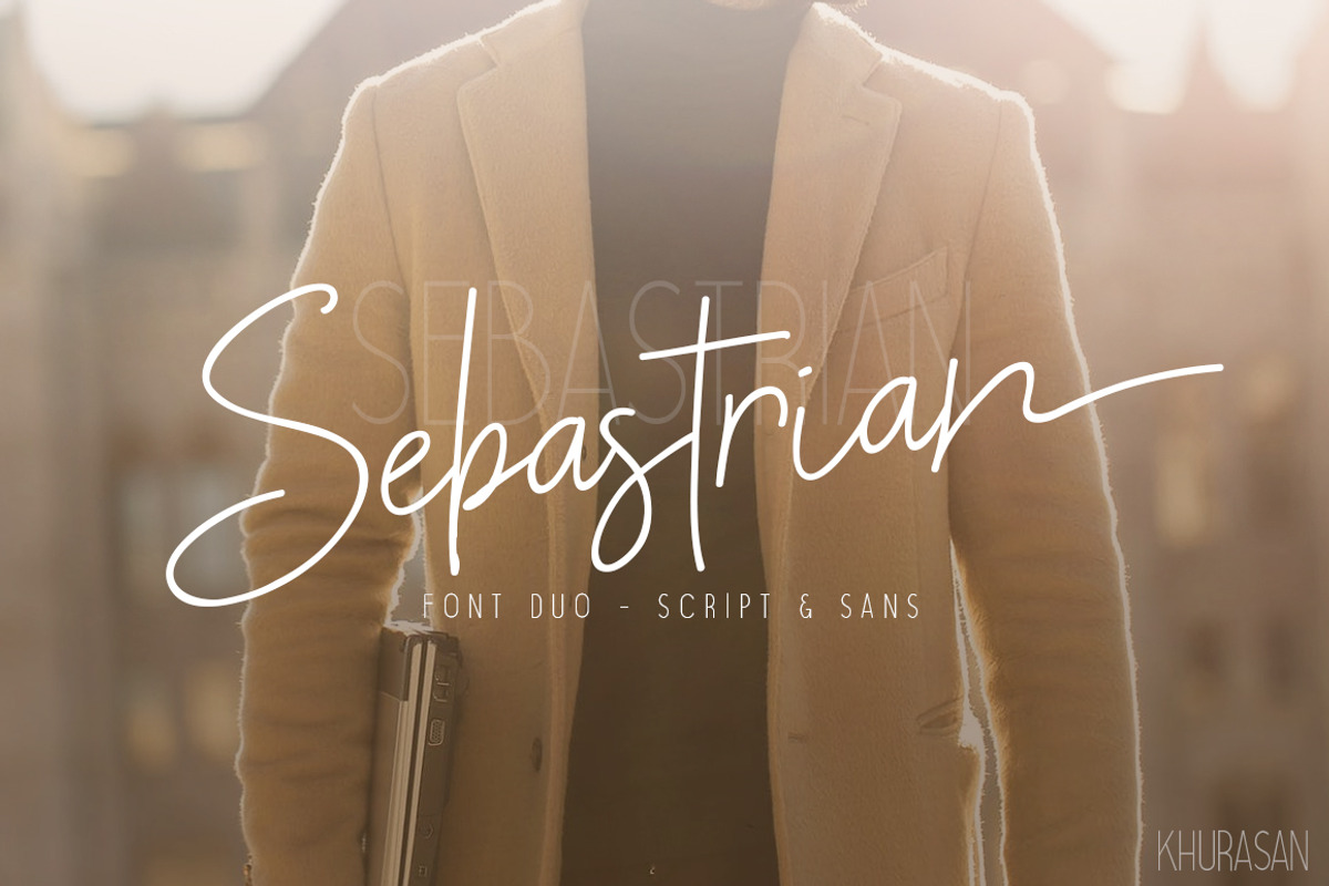Sebastrian Font Duo, a Script Font by khurasan (Photo 1 of 8)