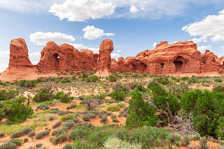 The Windows Section in Arches NP, a Nature Photo by Andriana Syvanych