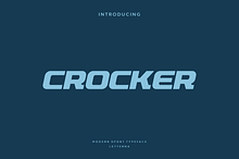 Crocker - Modern Sport Typeface