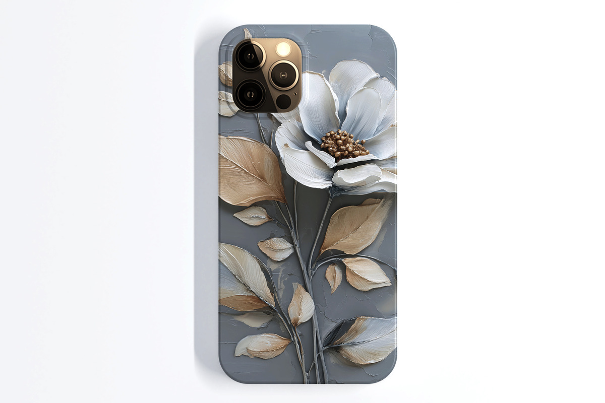 Luxe White Oil Floral Illustration, a Decorative Illustration by Housui Patterns (Photo 11 of 17)