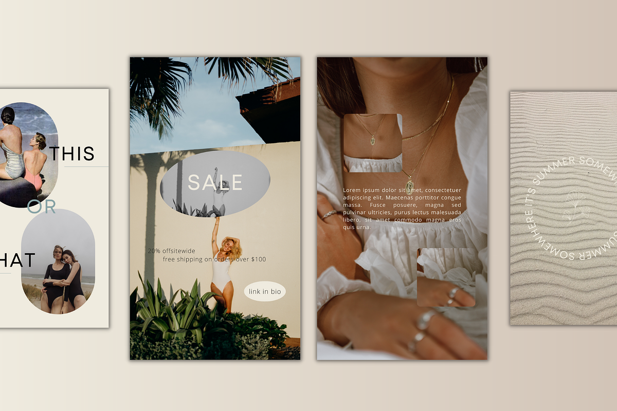 Feminine Natural Social Media Kit, a Social Media Template by Glow Getter Collective (Photo 4 of 5)