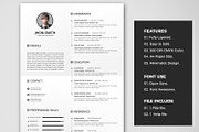 RESUME CV 2, a Resume Template by graphicbox (Thumbnail 2 of 3)