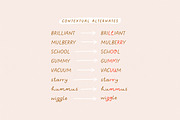 Wisely | Handwritten Font Trio, a Script Font by Point and Poem (Thumbnail 6 of 14)