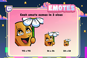 Chicken Drumstick Twitch Emotes, an Emoji Icon by Pixel Picasso Studio (Thumbnail 2 of 5)
