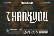 Zentras Typeface, a Blackletter Font by alit design (Thumbnail 17 of 17)