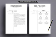 Modern Resume/CV Template Word, a Resume Template by TemplateCrafts (Thumbnail 3 of 3)