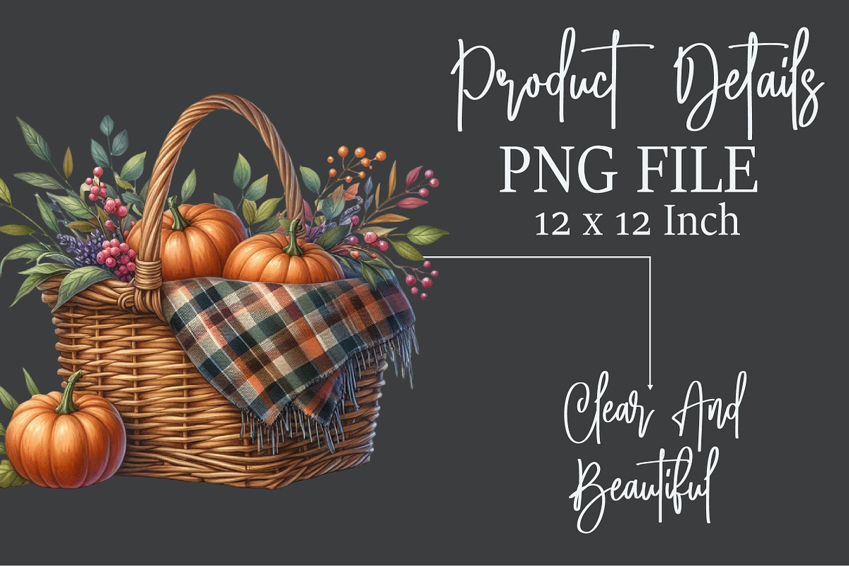 Vintage Fall Decorations Clipart, an Illustration by Rose Art (Photo 6 of 6)