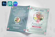 Funeral Memorial Bifold Brochure, a Brochure Template by Psd Templates (Thumbnail 3 of 3)