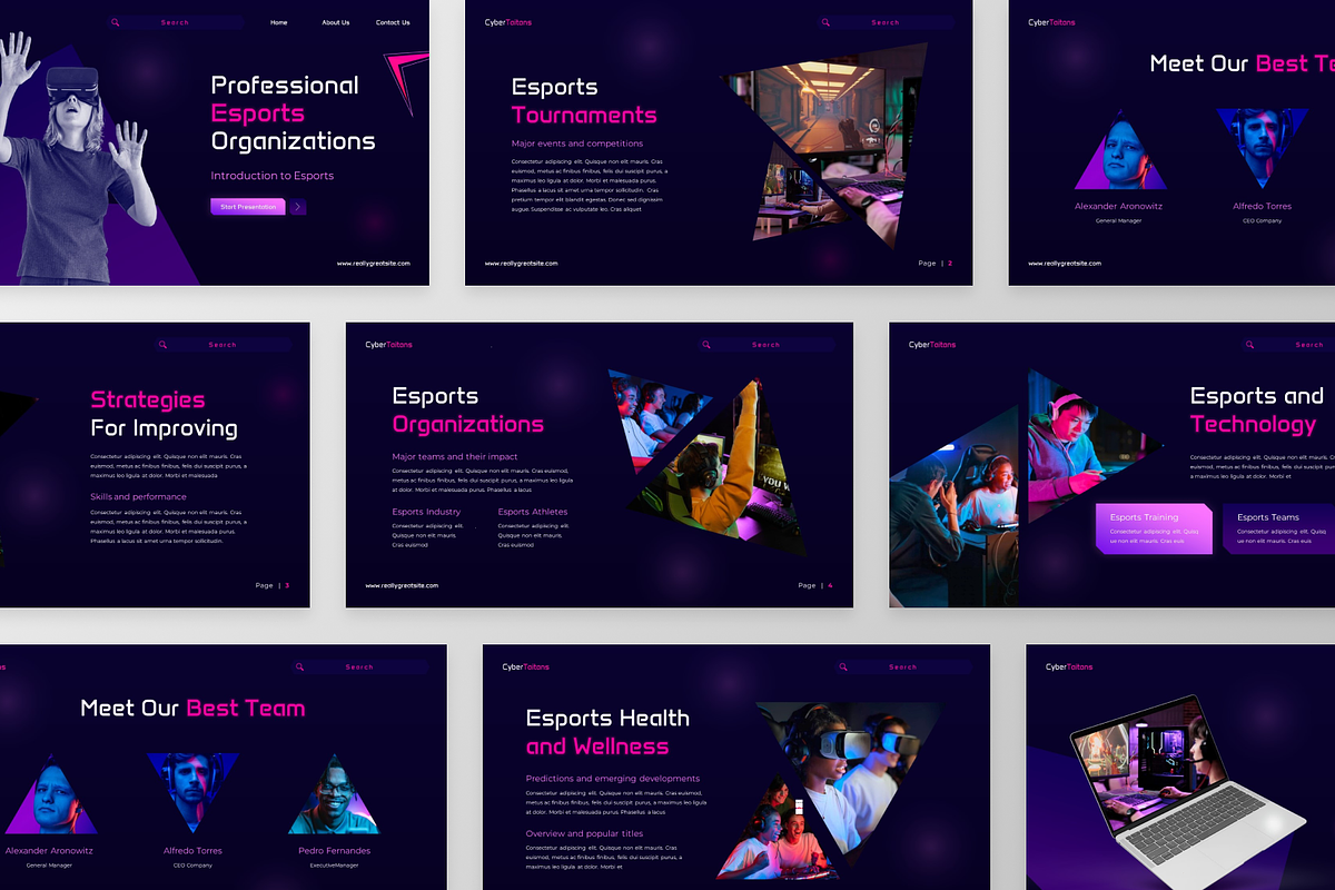 Professional E-Sport - E-Sport, a Presentation Template by GraphauseProject (Photo 4 of 6)