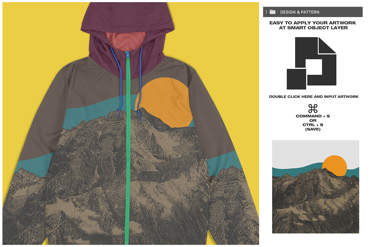 Windbreaker Zipper - Mockup, a Hoody Mockup by DaldSgh (Photo 10 of 13)