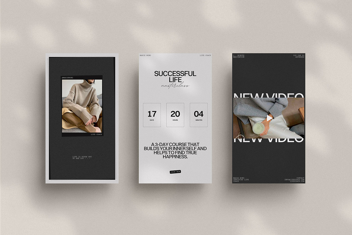 Life Coach Social Media Template, a Social Media Template by Moscovita Studio (Photo 23 of 39)