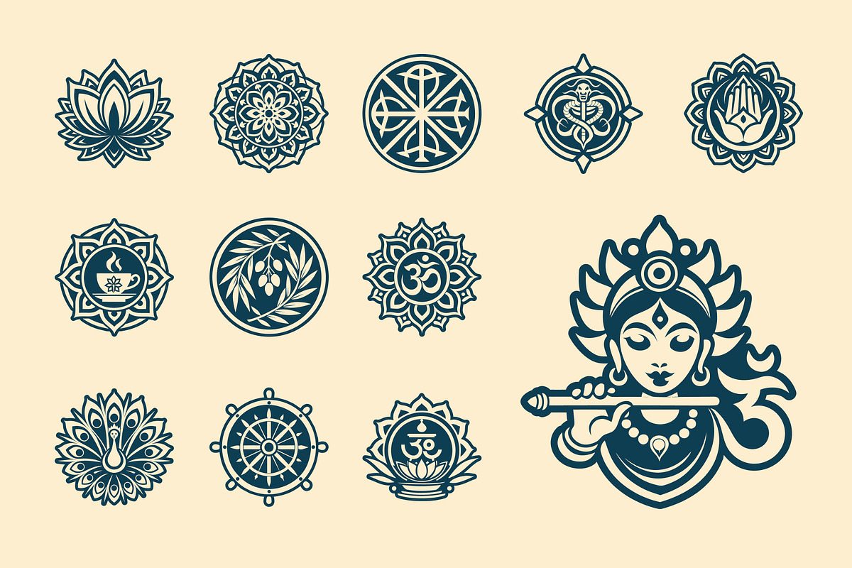 Religious Icons Symbols, a Solid Icon by Creative Stall (Photo 5 of 9)