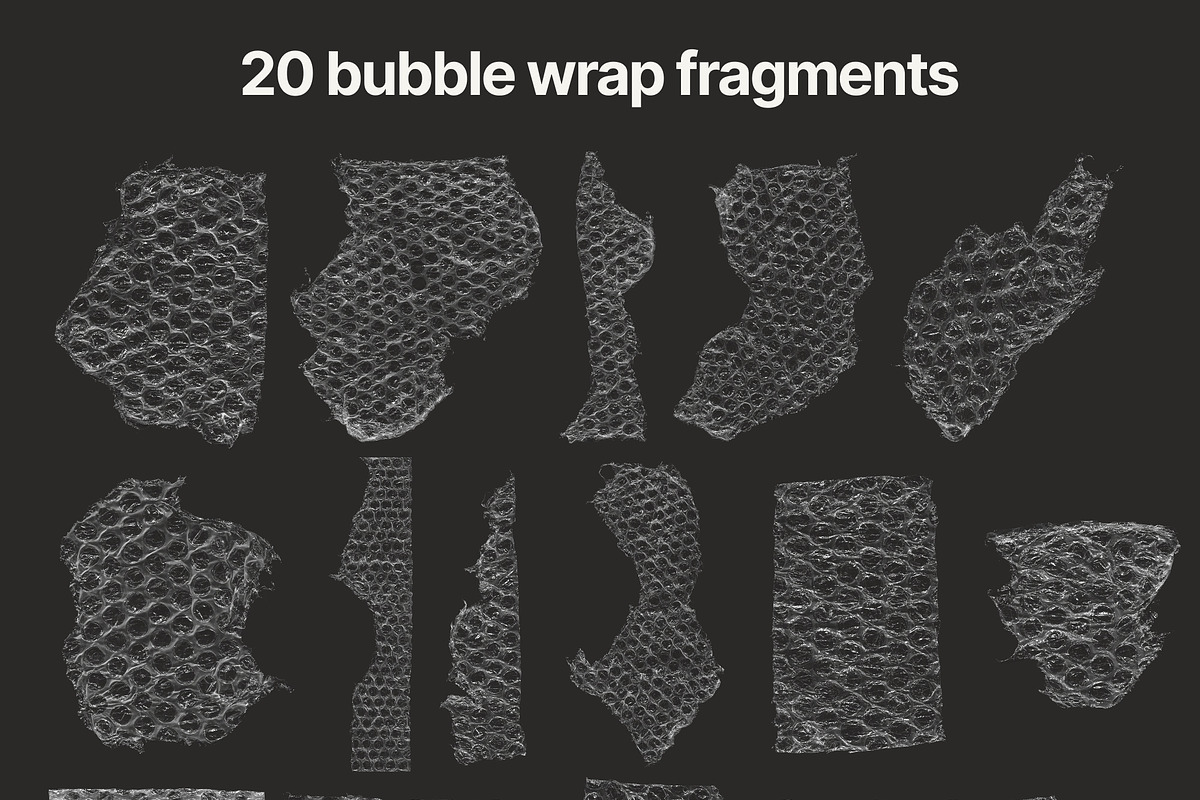 Pluriball: Bubble Wrap Overlays, a Texture Graphic by Anastasiia VNSK (Photo 15 of 19)