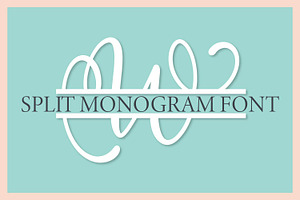 13 Font Pack - Monogram Font Bundle