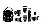 Camera Photography Vector Icon Bundl, an Illustration by Amazin_art (Thumbnail 23 of 51)