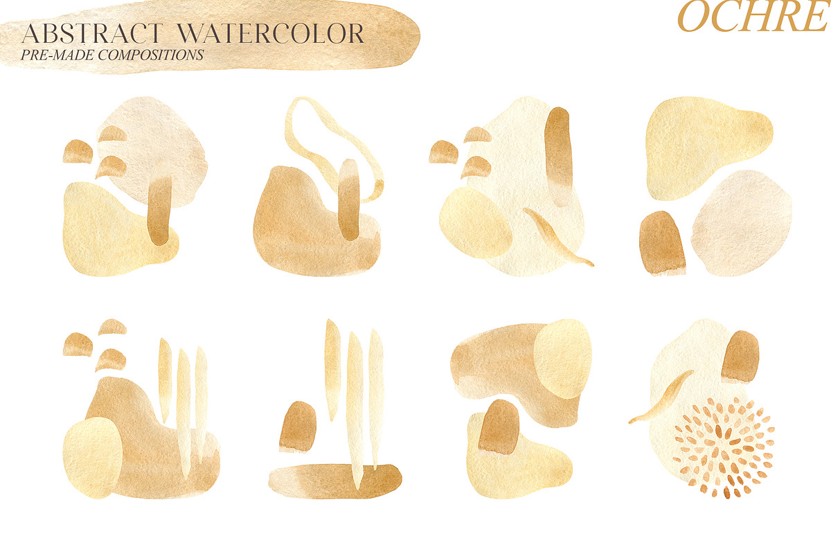Abstract Watercolor Set, a Work Illustration by Natalia Fedorova (Photo 7 of 18)