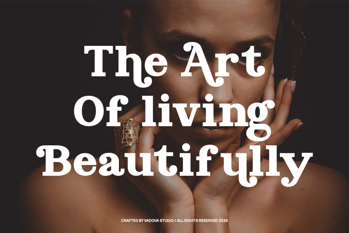 Norvane Decorative Serif Font, a Serif Font by Vadovastd (Photo 4 of 9)