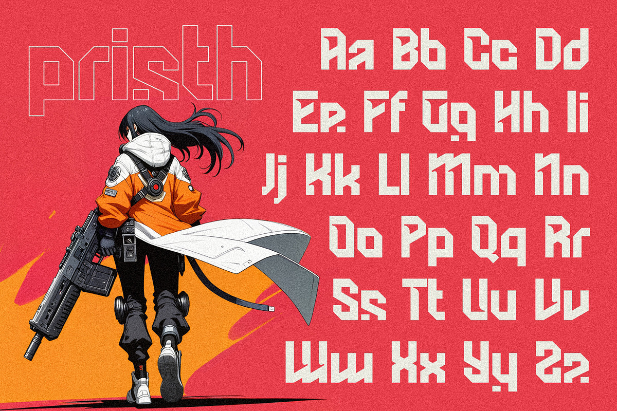 Pristh - Modern Logo Font, a Font by Eotype Studio (Photo 7 of 13)