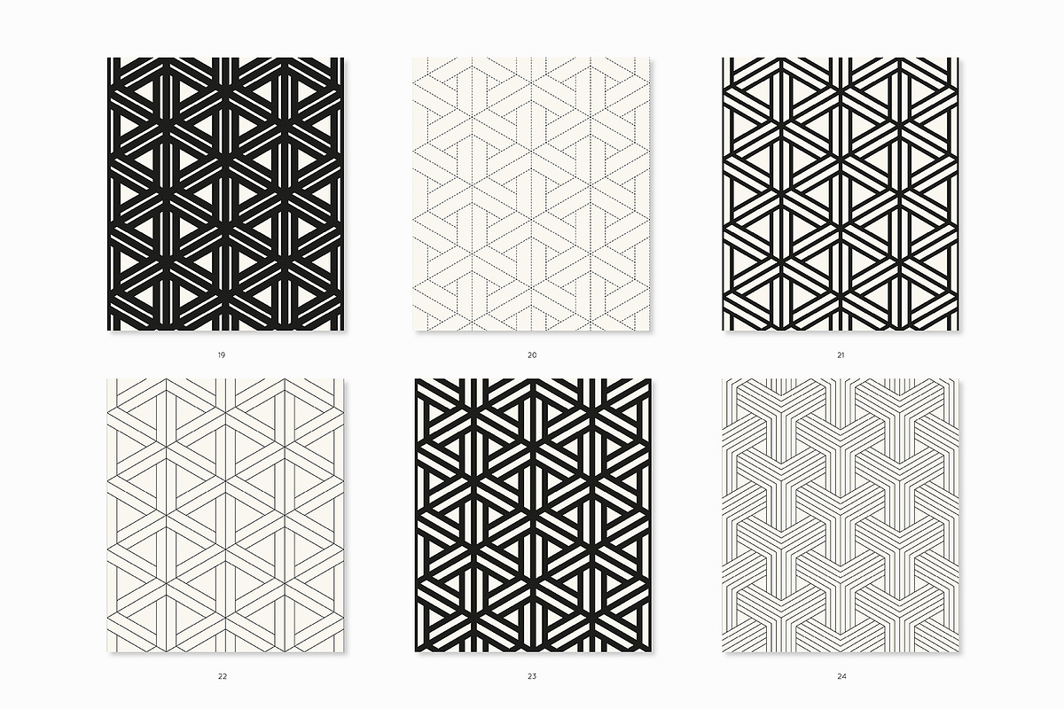 Essential Seamless Pattern Bundle, a Pattern Graphic by Curly_Pat (Photo 6 of 15)