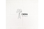 Logo Pack Volume 17. Cinema, a Branding & Logo Template by Mint Air Studio (Thumbnail 17 of 21)