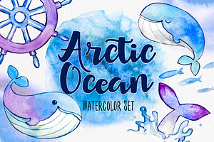 Arctic Ocean Watercolor Set