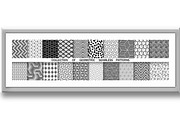 Geometric set of seamless black and, a Texture Illustration by RODINA (Thumbnail 3 of 3)