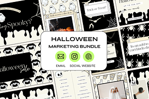 Halloween Marketing Bundle, an Email Template by The Pixel Palace