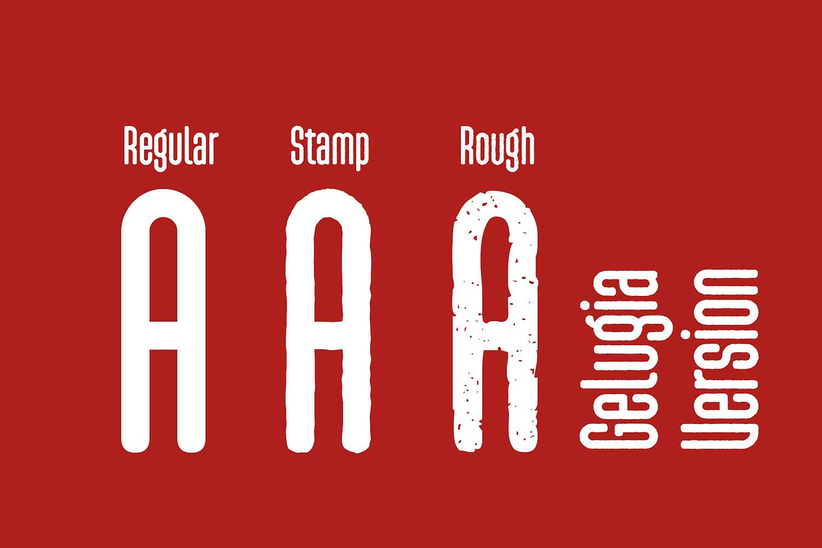 Gelugia, a Sans Serif Font by Ridha-38.lineart (Photo 3 of 10)