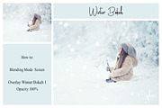 30 Winter Bokeh Overlays, a Texture Graphic by LovePhotoMoment (Thumbnail 5 of 11)